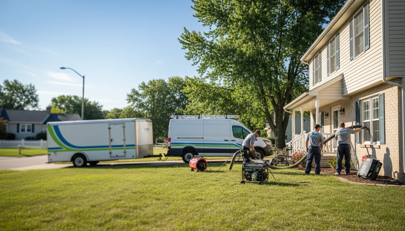 Flooded Basement Restoration And Cleanup With Repair in Pulaski, WI near me